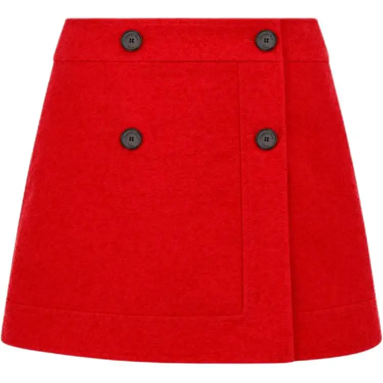 DIOR FW24 Casual Short Skirts Women's Red
