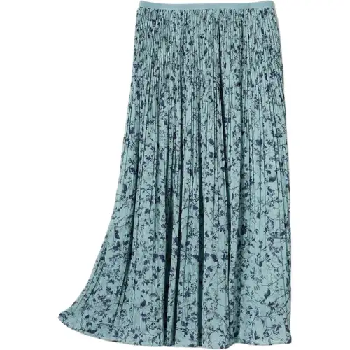 UNIQLO Casual Long Skirt Women's Emerald Green