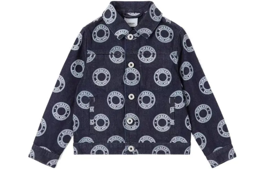 Burberry FW22 Denim Jacket Blue Kids'