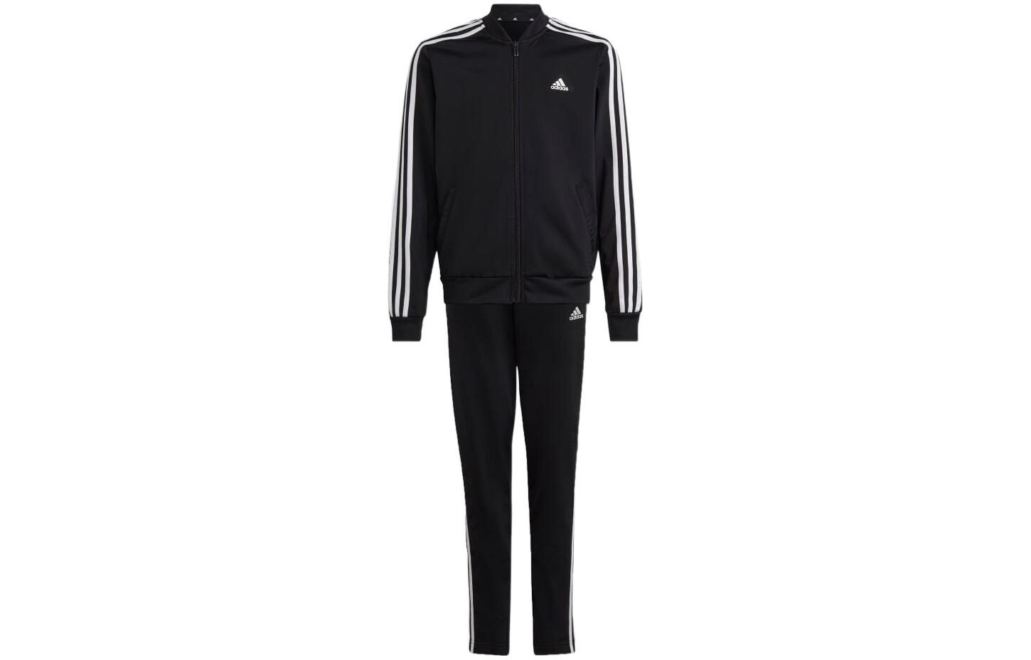 Детский костюм adidas Stripe Logo (черный)