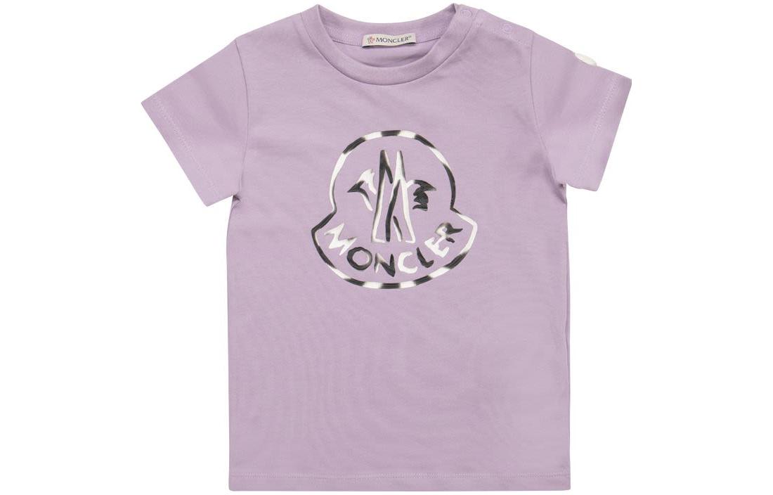 Детская футболка Moncler T-shirt (фиолетовая)