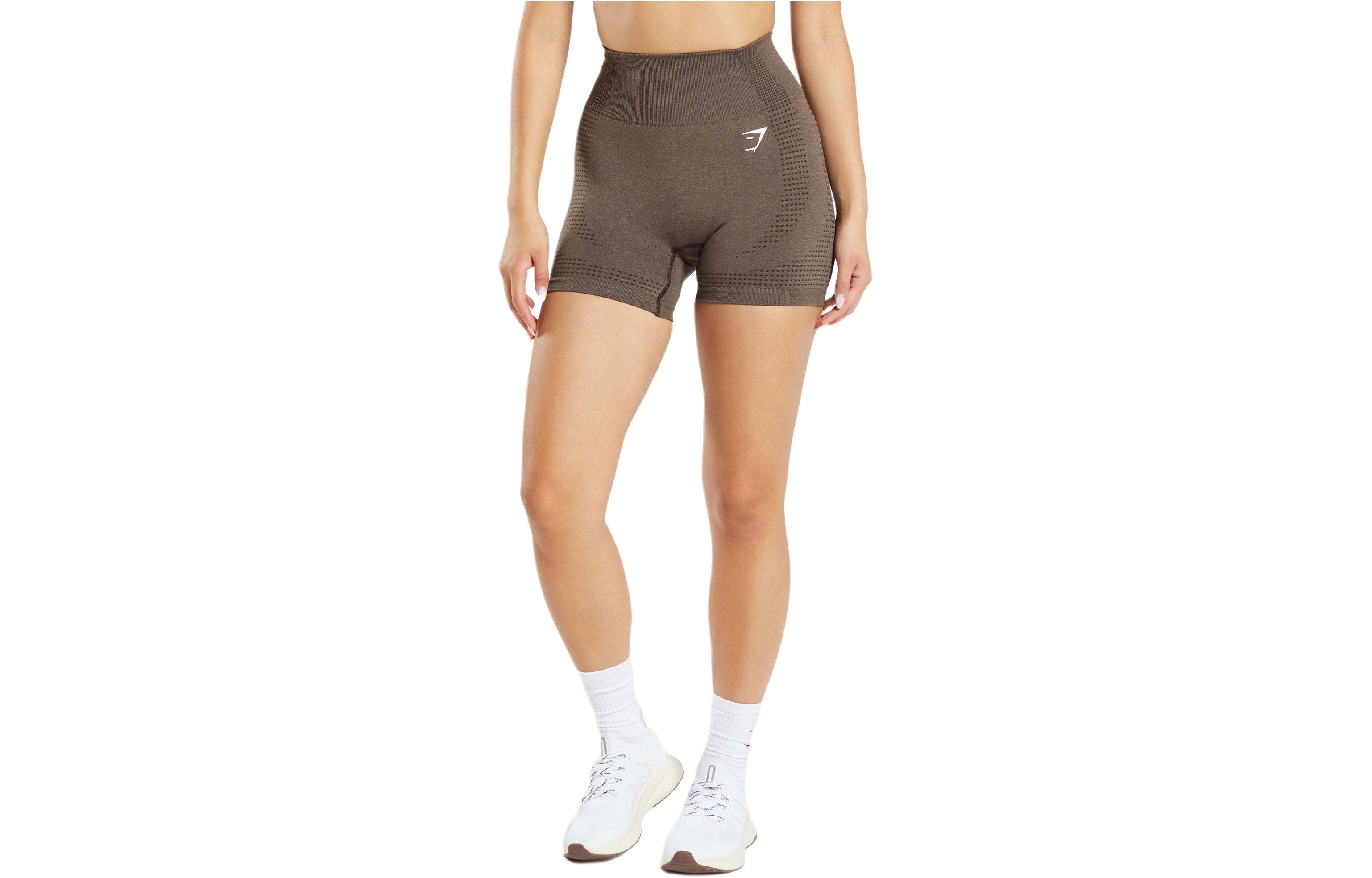GYMSHARK Sports Shorts Women’s Brown Marlstone