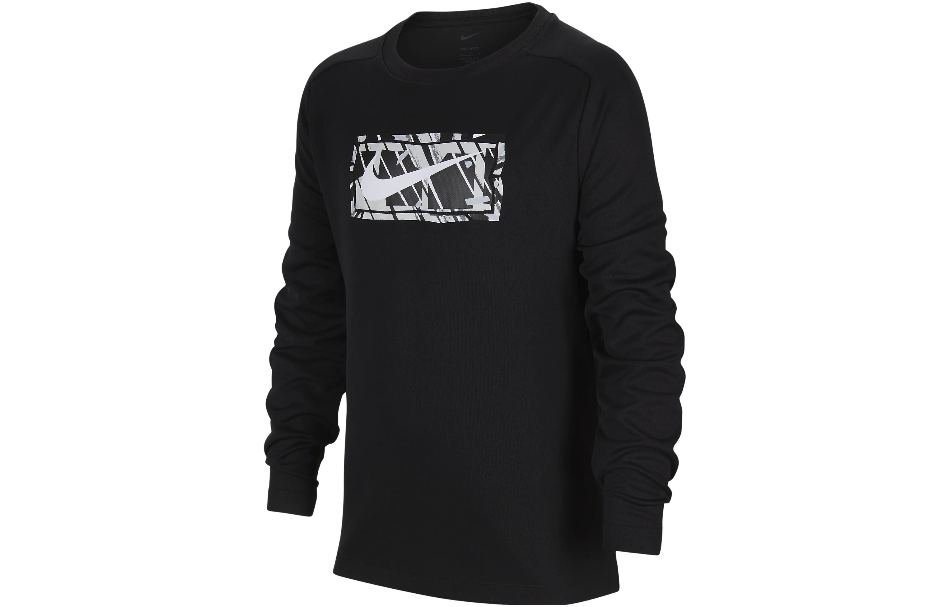 Мужская футболка Nike T Dri-FIT Multi Logo (черная)