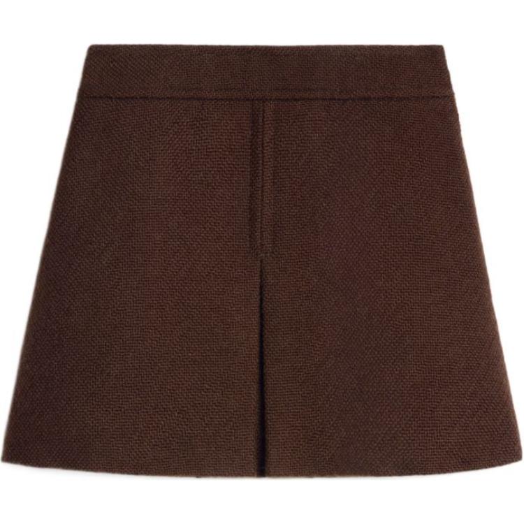 CELINE SS24 Casual Short Skirts Women's Coffee