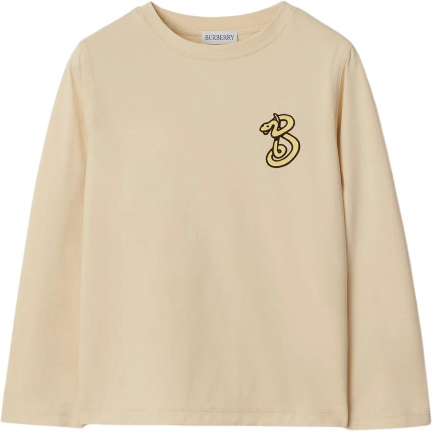 Детское худи Burberry Burberry SS25 (бежевое)