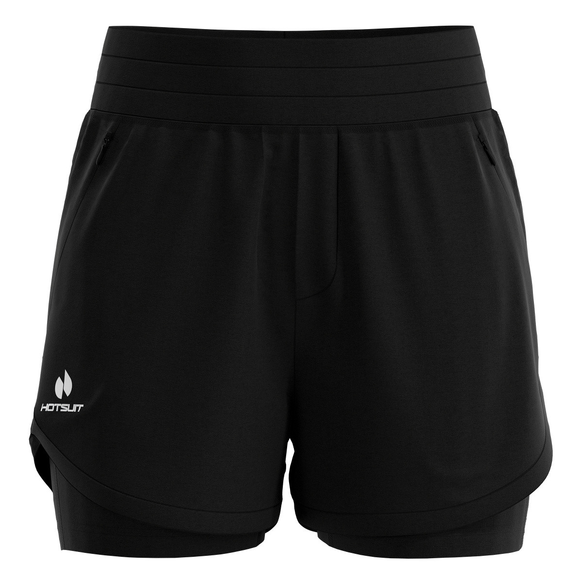 HOTSUIT Sports Shorts Women’s Thin Mock Two Piece