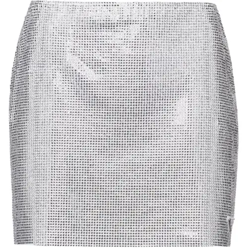 PRADA Crystal embellished Cotton Miniskirt