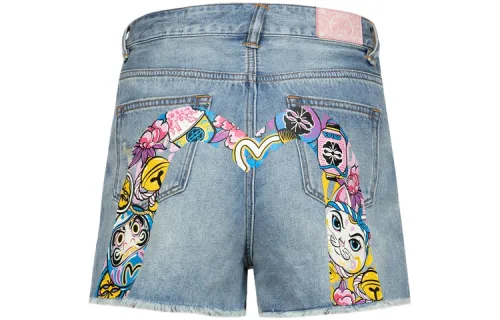 EVISU Denim Shorts Women's Denim Blue