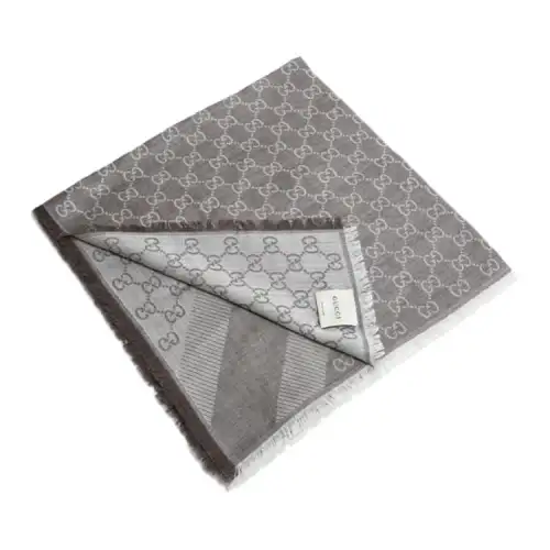 GUCCI GG Wool Knit Scarves Unisex