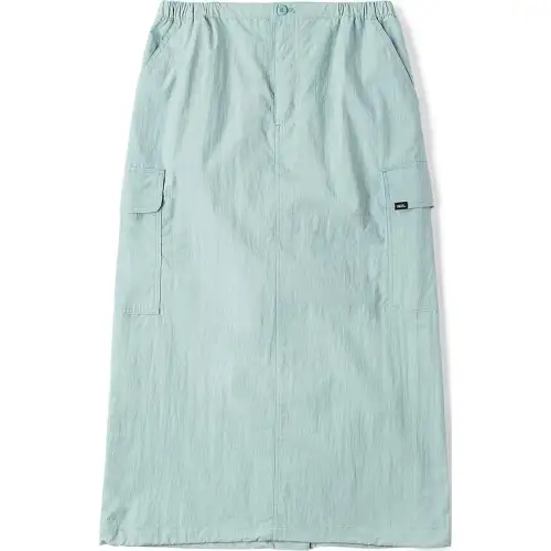 Vans Casual Long Skirt Women's Gray Blue