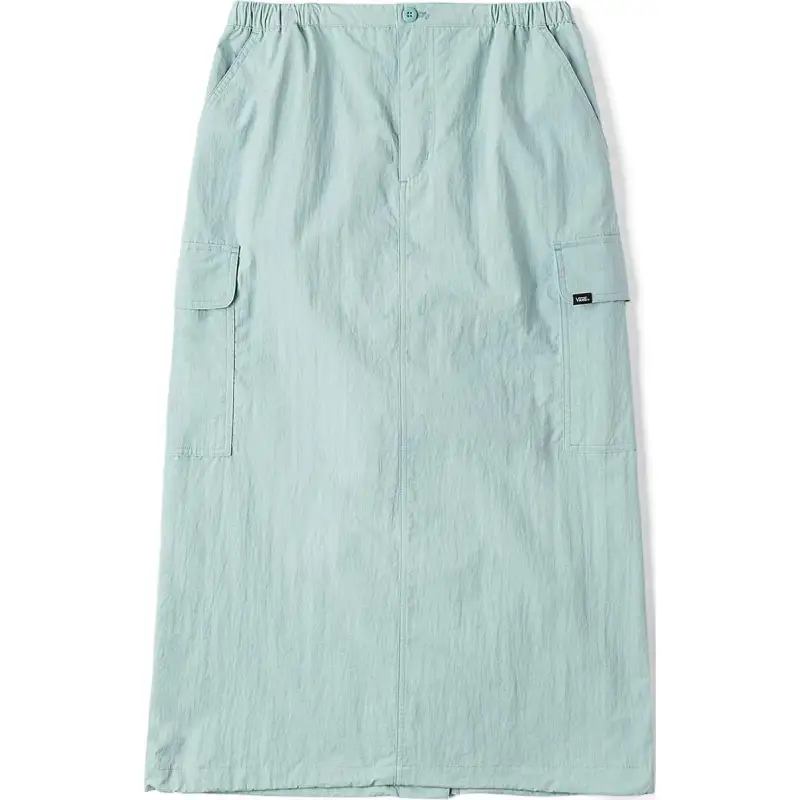 Vans Casual Long Skirt Women's Gray Blue