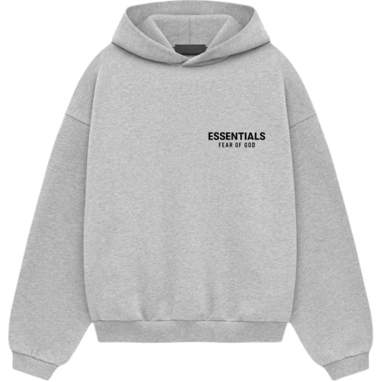 Худи Fear of God Essentials Fleece Hoodie (светло-серое)