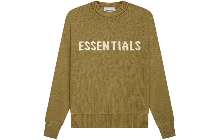Мужской свитер Fear of God Essentials FW21 Kids Knit Pullover Amber (янтарный)
