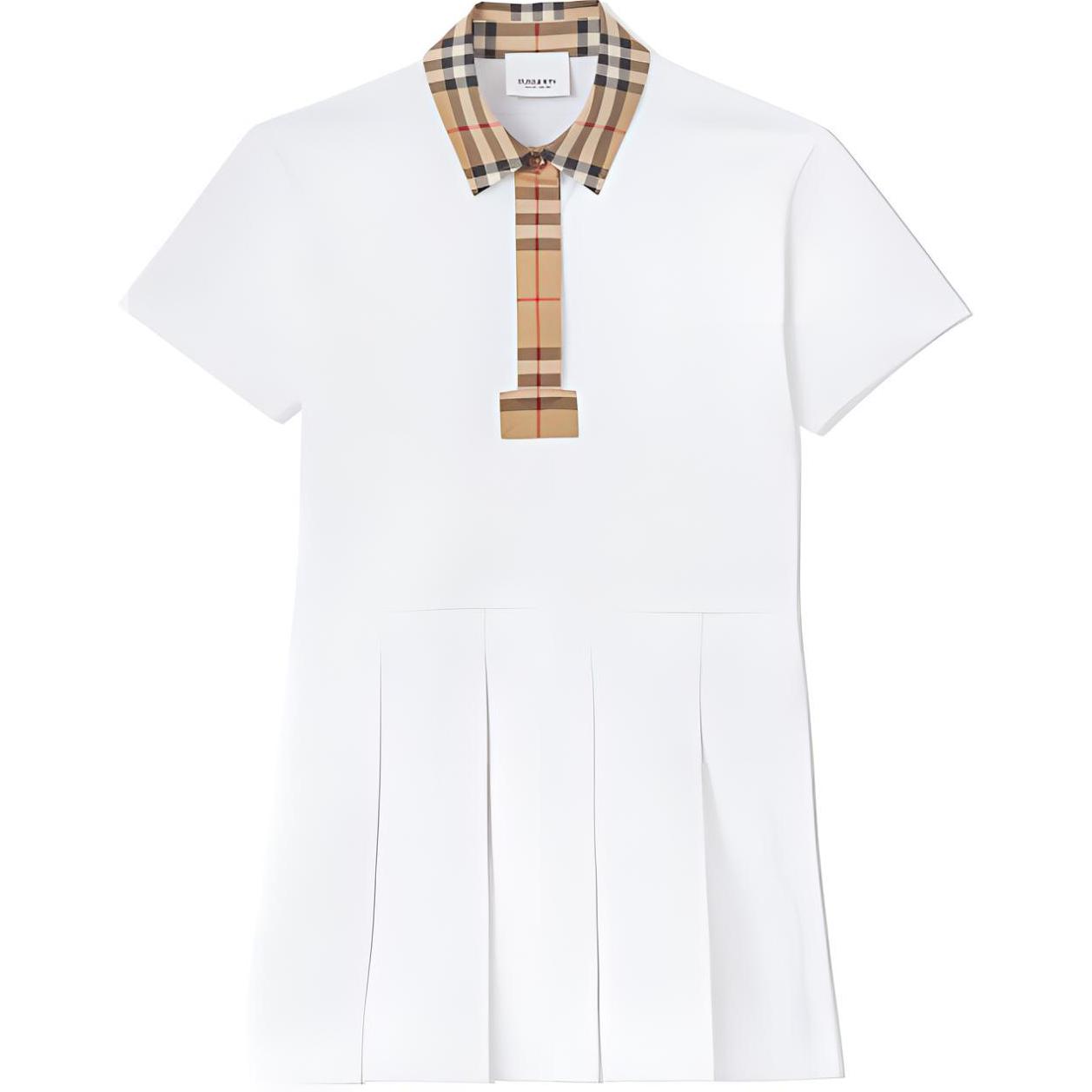 Женское платье Burberry Burberry FW22 Polo (белое)