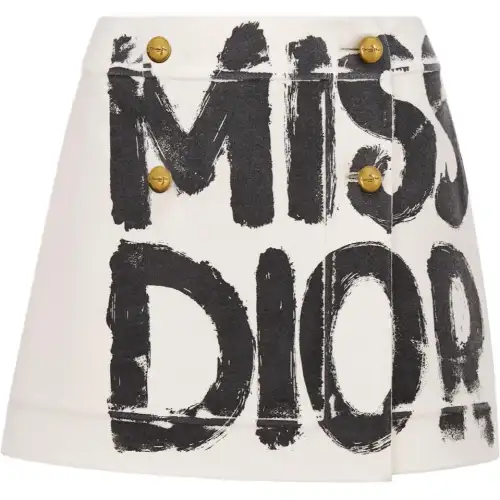 DIOR FW24 Casual Short Skirts Women's White