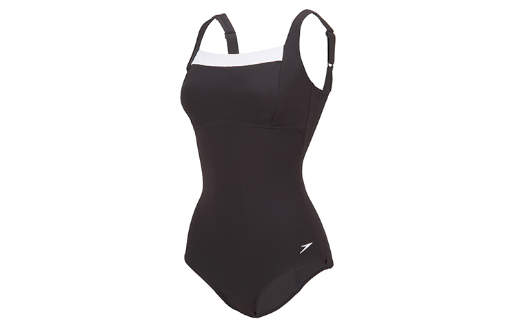 Speedo One Piece Swimsuits Women’s Black Triangle One Piece Swimsuit