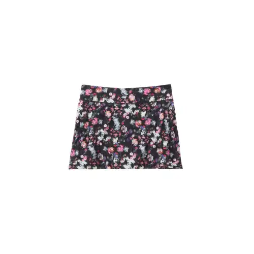 FILA Casual Short Skirts Women's Floral Black 012