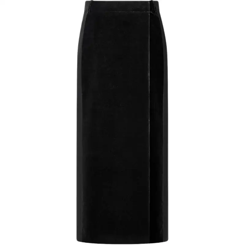 DIOR SS25 Casual Long Skirt Women's Black