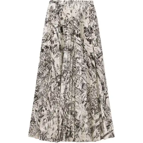 DIOR Casual Long Skirt Women's Multicolor