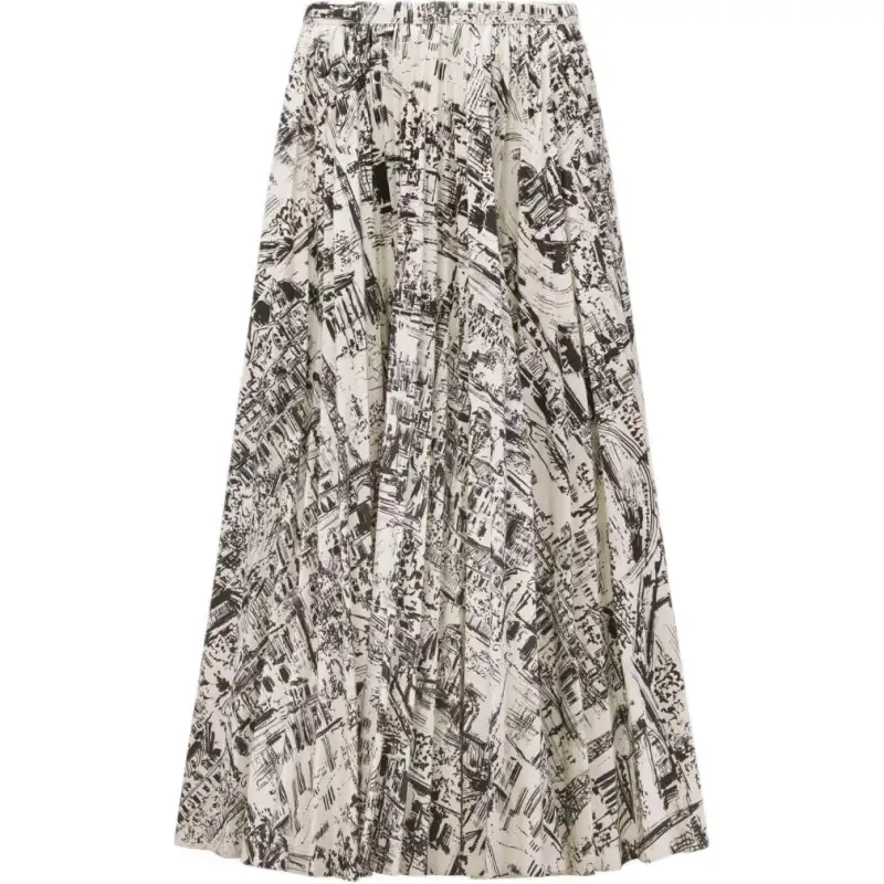 DIOR Casual Long Skirt Women's Multicolor