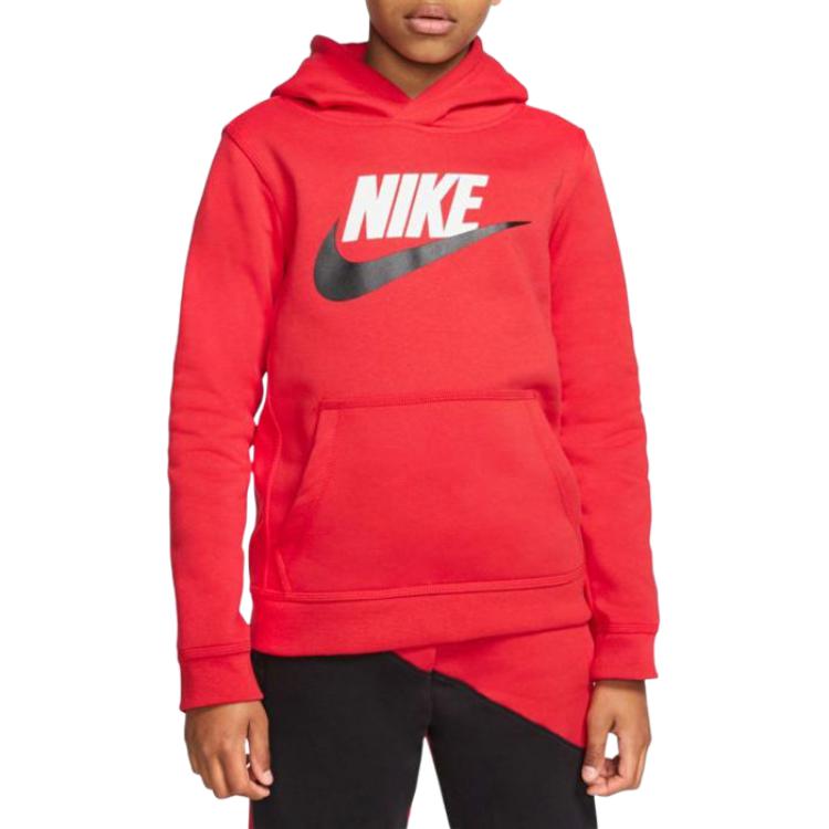 Худи Nike Sportswear Club FLEECE (красное)