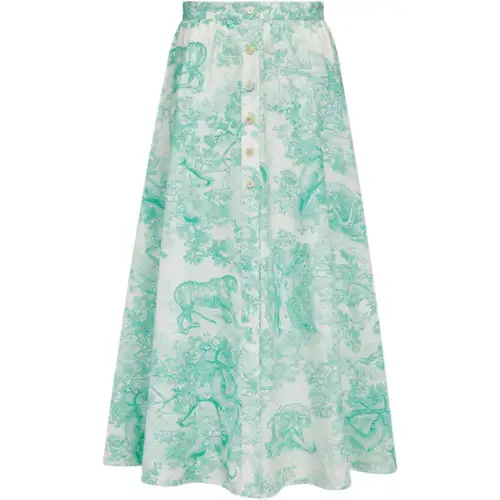 Christian DIOR DIORiviera Trumpet Mid Length Skirt