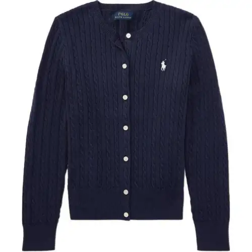 Polo Ralph Lauren Sweater, small pony, children's long-sleeve with a round collar, with embroidery
