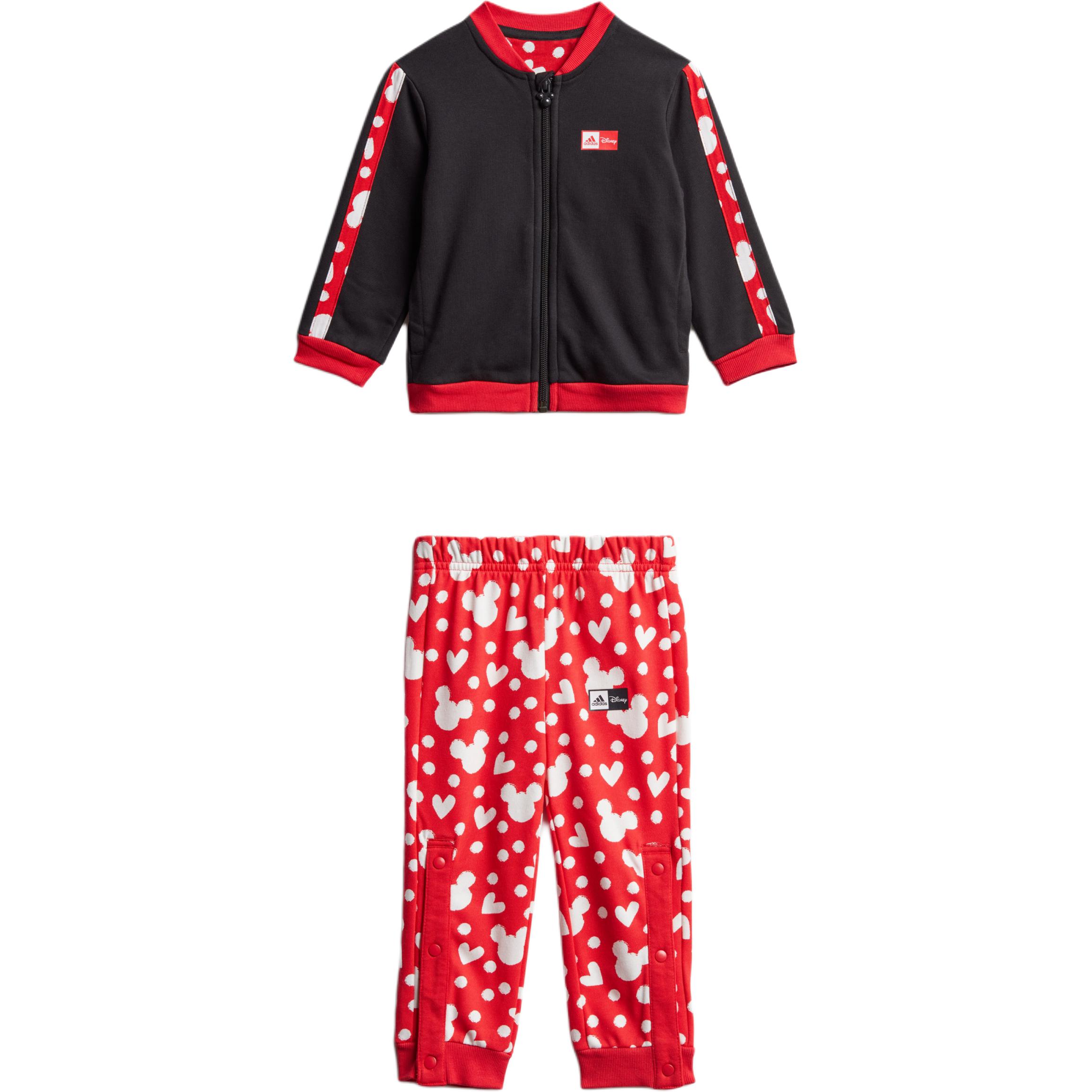 Детский костюм adidas x Disney (черно-красный)