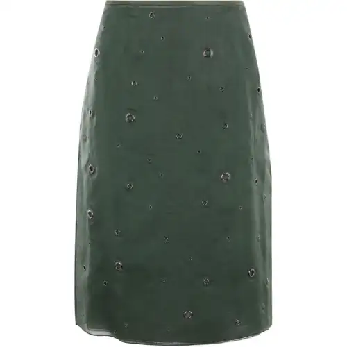 PRADA Casual Long Skirt Women's Green