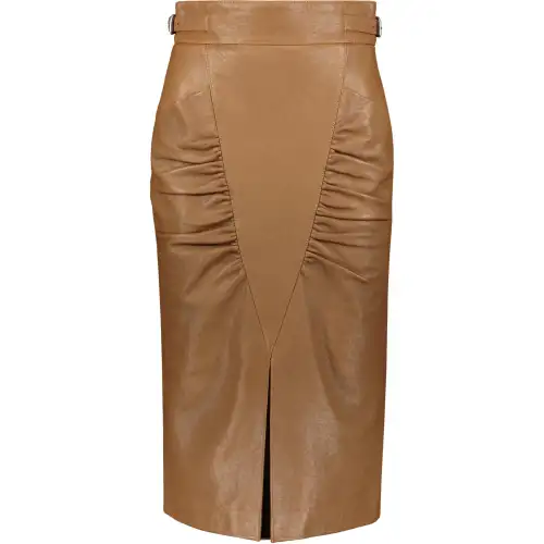 GUCCI Casual Long Skirt Women's Brown