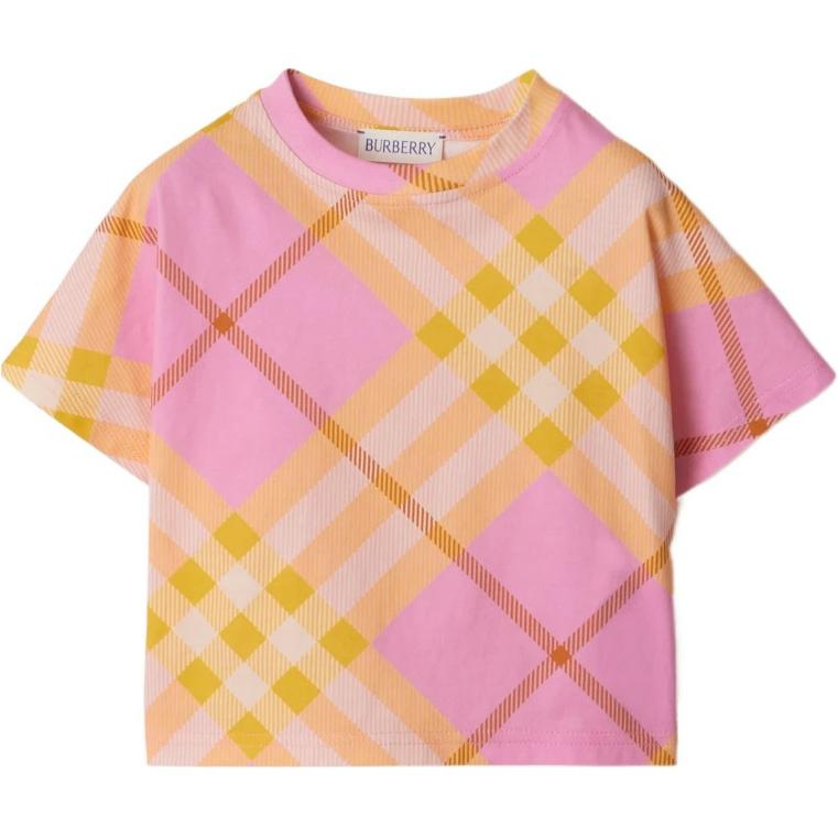 Женская футболка Burberry Детская (розовая)