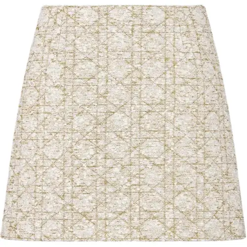 DIOR Casual Short Skirts Women's White