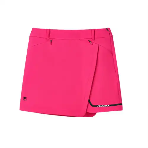 FILA Golf Casual Short Skirts Women's Rose Red