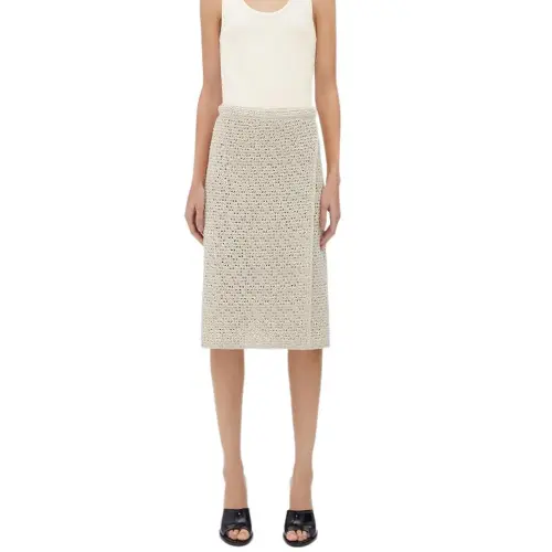 Bottega Veneta Crochet Knitted Skirt