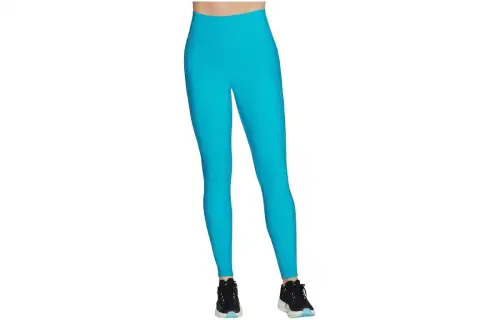 Skechers GO FLEX RIB FL HW Sports Pants Women's Aqua Green