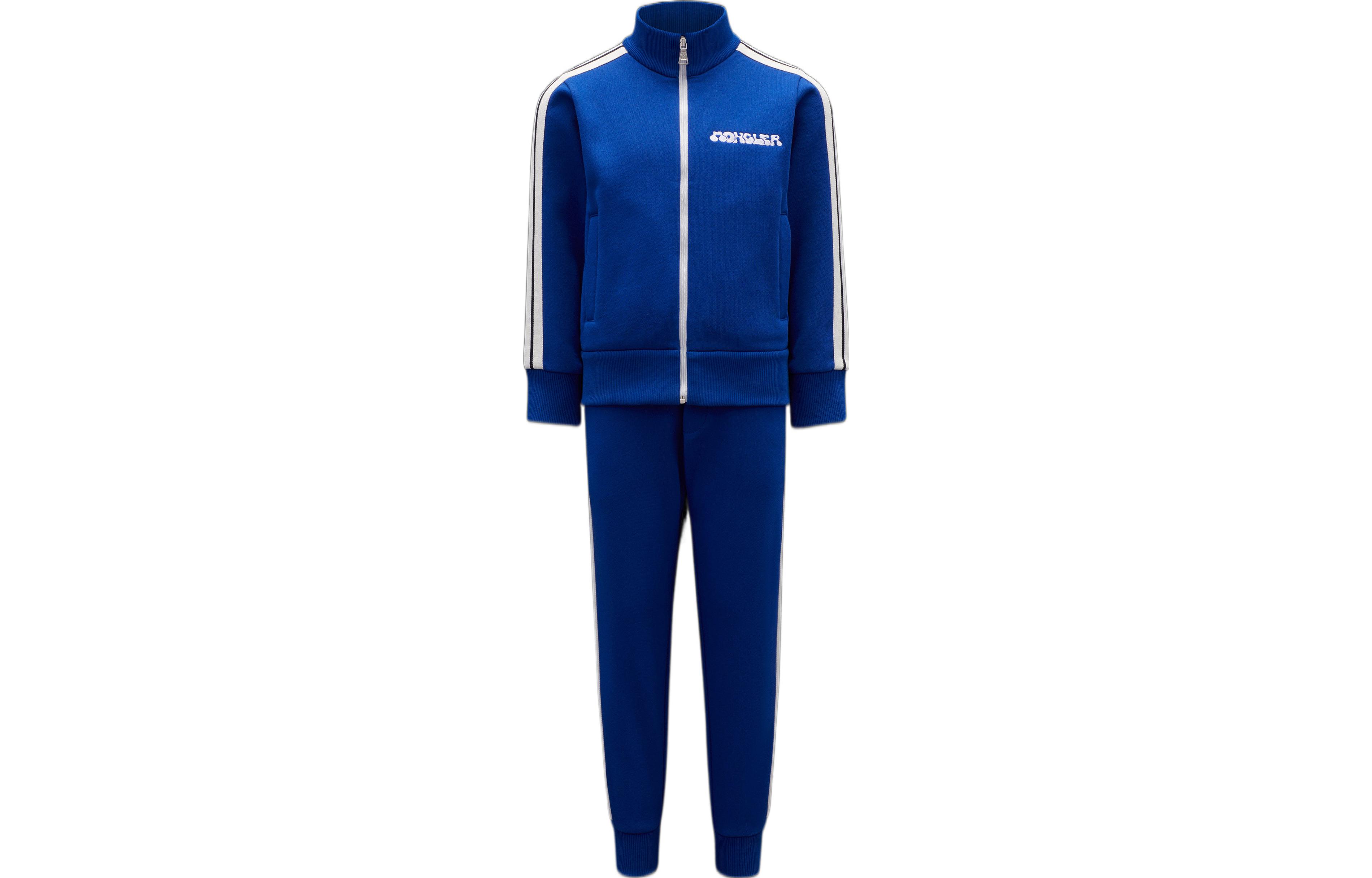 Мужские куртка Moncler спортивный костюм (синий)