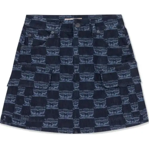 Levis Denim Short Skirts Women's Dark Blue