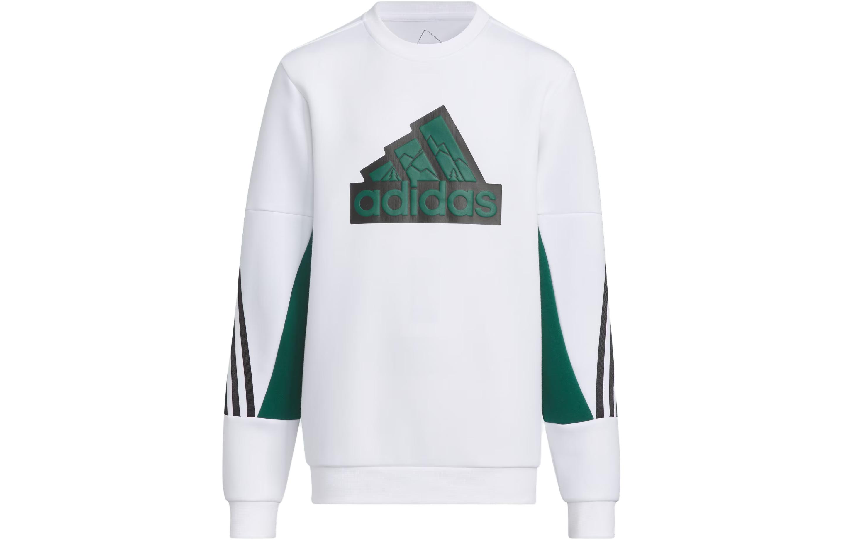 Мужское худи adidas City Escape Graphic Crew Sweater (белое)
