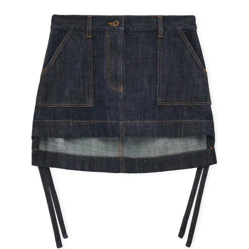LOEWE Workwear Skirt 'Indigo Blue'