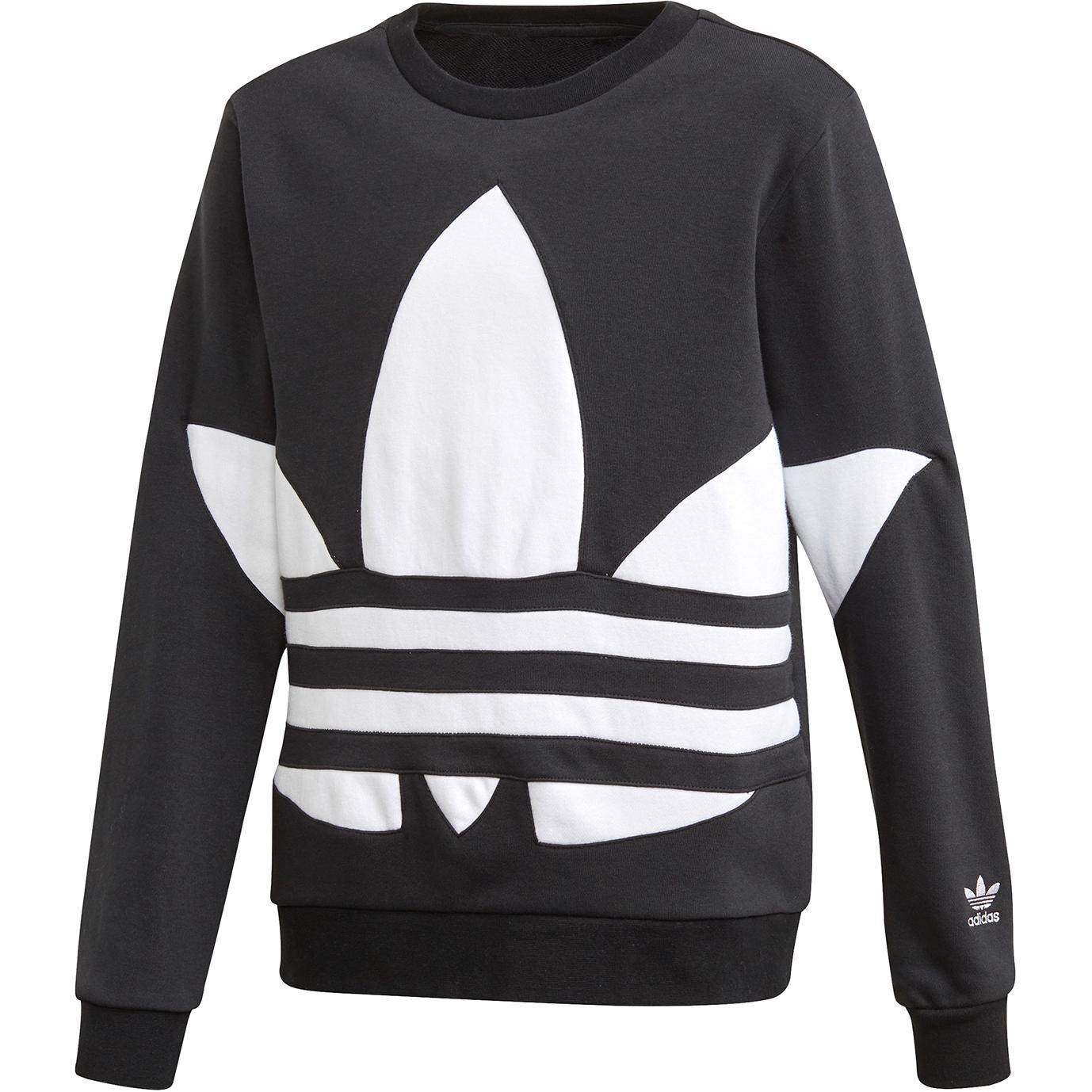 Подростковое худи adidas originals (черно-белое)