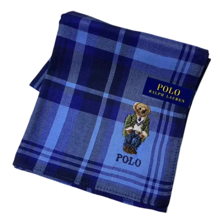 Polo Ralph Lauren Cotton Scarves Unisex Blue