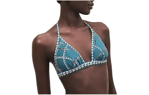 HERMES Bikinis Women's Blue Moderate