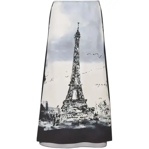 DIOR Casual Long Skirt Women's Black