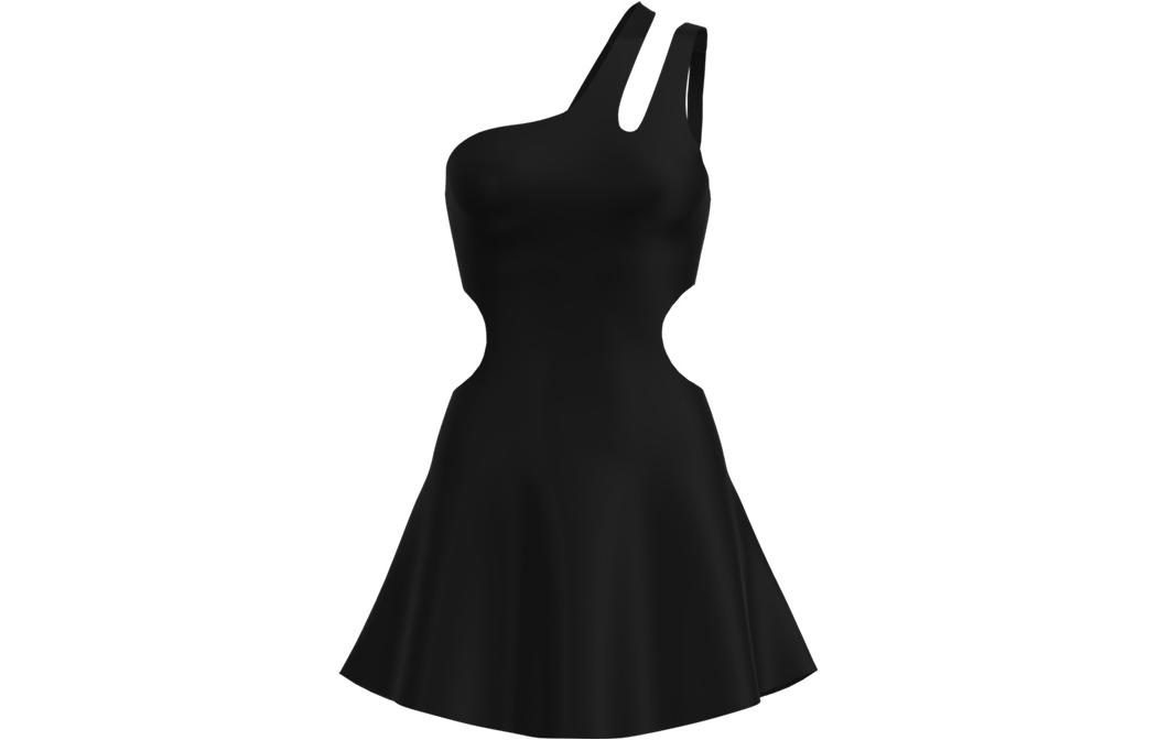 Atlantic Beach One Piece Swimsuits Women’s Obsidian Black Skirt One Piece Swimsuit