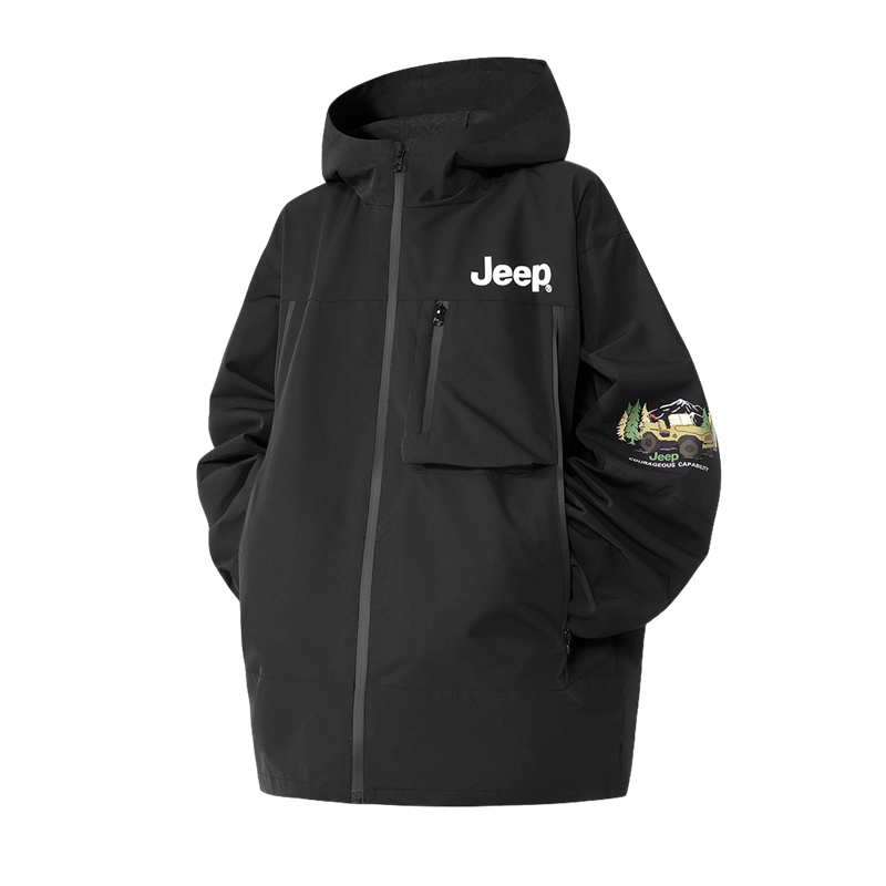 Мужская куртка Jeep (сине-зеленая)