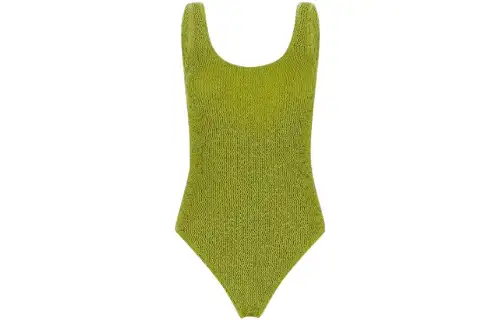 Bottega Veneta Scoop Neck One-Piece Swimsuit