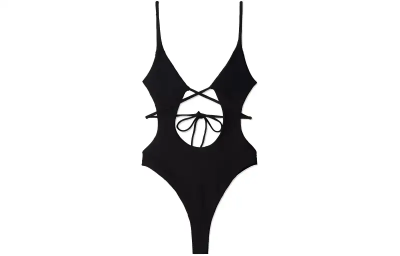OFF-WHITE Tattoo Jacquard Swimsuit