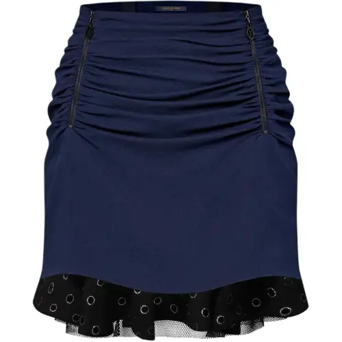 LOUIS VUITTON Jewel Hem Draped Skirt