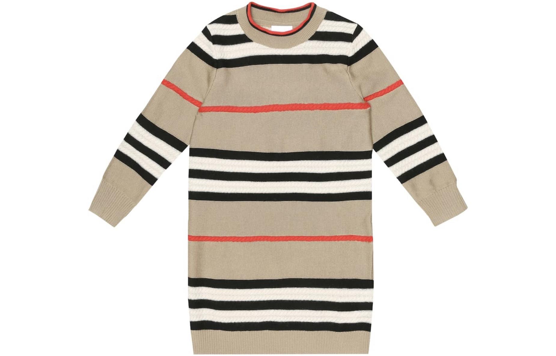 Женское платье Burberry (полосатое)