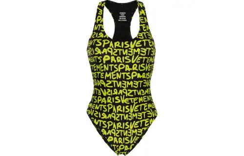 Vetements One piece Swimsuit Women's Neon Green